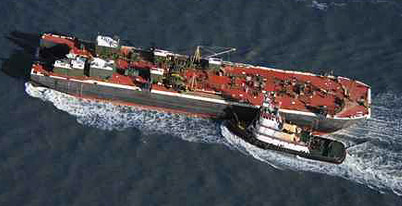 marine vessel and tug